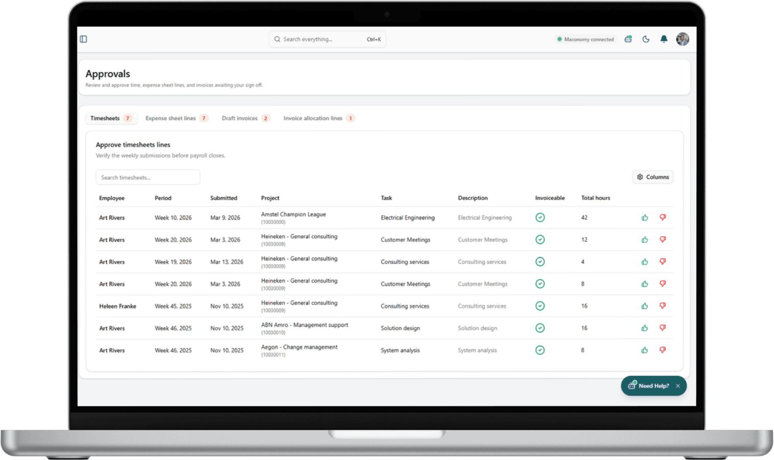 Approvals in Teams or Mobile