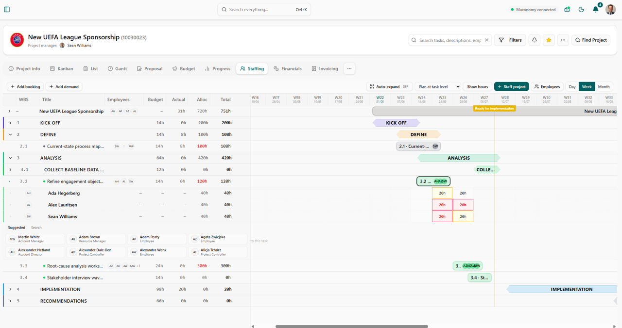 Full project staffing capabilities